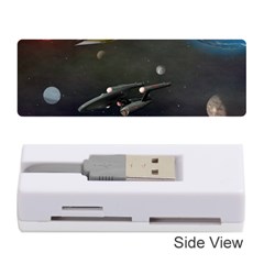 Space Travel Spaceship Space Memory Card Reader (stick)  by Celenk