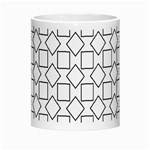 Square Line Stripe Pattern Morph Mugs Center