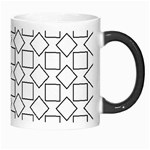 Square Line Stripe Pattern Morph Mugs Right