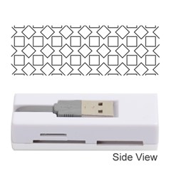 Square Line Stripe Pattern Memory Card Reader (stick) 