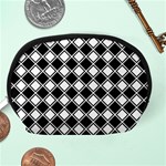 Square Diagonal Pattern Seamless Accessory Pouches (Medium)  Back