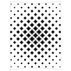 Square Pattern Monochrome Back Support Cushion