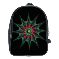 Star Abstract Burst Starburst School Bag (large) by Celenk