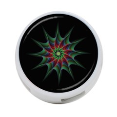 Star Abstract Burst Starburst 4-port Usb Hub (one Side) by Celenk