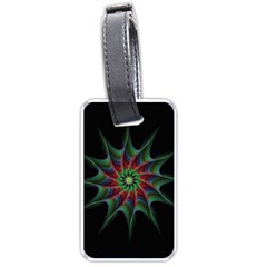 Star Abstract Burst Starburst Luggage Tags (one Side)  by Celenk