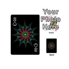 Star Abstract Burst Starburst Playing Cards 54 (mini)  by Celenk