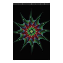 Star Abstract Burst Starburst Shower Curtain 48  X 72  (small)  by Celenk