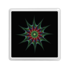 Star Abstract Burst Starburst Memory Card Reader (square)  by Celenk