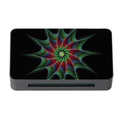 Star Abstract Burst Starburst Memory Card Reader With Cf by Celenk