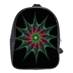 Star Abstract Burst Starburst School Bag (xl) by Celenk