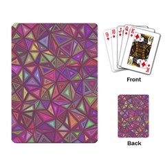 Triangle Background Abstract Playing Card by Celenk