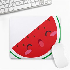 Watermelon Red Network Fruit Juicy Large Mousepads