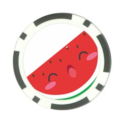 Watermelon Red Network Fruit Juicy Poker Chip Card Guard (10 pack)