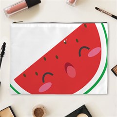 Watermelon Red Network Fruit Juicy Cosmetic Bag (XL)