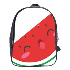 Watermelon Red Network Fruit Juicy School Bag (Large)