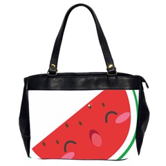 Watermelon Red Network Fruit Juicy Office Handbags (2 Sides)  by Celenk