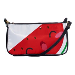 Watermelon Red Network Fruit Juicy Shoulder Clutch Bags