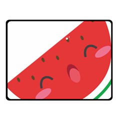 Watermelon Red Network Fruit Juicy Fleece Blanket (Small)