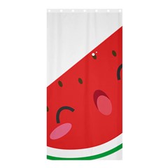 Watermelon Red Network Fruit Juicy Shower Curtain 36  x 72  (Stall) 