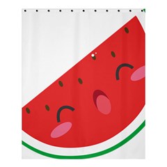 Watermelon Red Network Fruit Juicy Shower Curtain 60  X 72  (medium)  by Celenk