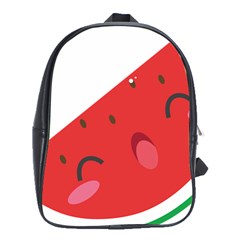 Watermelon Red Network Fruit Juicy School Bag (XL)