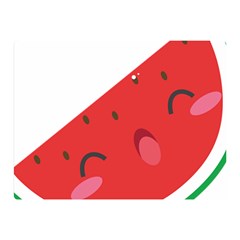 Watermelon Red Network Fruit Juicy Double Sided Flano Blanket (mini)  by Celenk