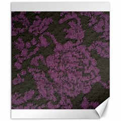 Purple Black Red Fabric Textile Canvas 20  X 24   by Celenk