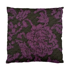 Purple Black Red Fabric Textile Standard Cushion Case (two Sides) by Celenk