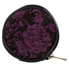 Purple Black Red Fabric Textile Mini Makeup Bags by Celenk