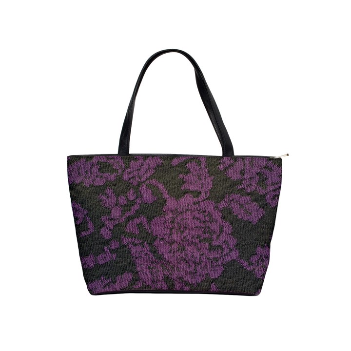 Purple Black Red Fabric Textile Shoulder Handbags