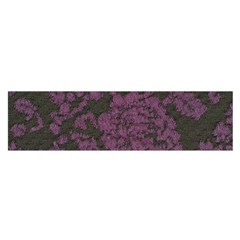 Purple Black Red Fabric Textile Satin Scarf (oblong) by Celenk