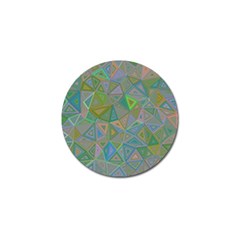 Triangle Background Abstract Golf Ball Marker by Celenk