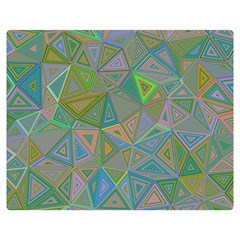 Triangle Background Abstract Double Sided Flano Blanket (medium)  by Celenk