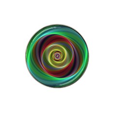 Spiral Vortex Fractal Render Swirl Hat Clip Ball Marker (10 Pack) by Celenk