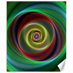 Spiral Vortex Fractal Render Swirl Canvas 20  X 24   by Celenk