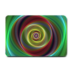 Spiral Vortex Fractal Render Swirl Small Doormat  by Celenk