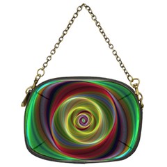 Spiral Vortex Fractal Render Swirl Chain Purses (one Side)  by Celenk