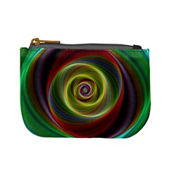 Spiral Vortex Fractal Render Swirl Mini Coin Purses by Celenk