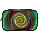 Spiral Vortex Fractal Render Swirl Toiletries Bags 2-Side Back