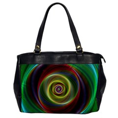 Spiral Vortex Fractal Render Swirl Office Handbags