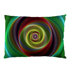 Spiral Vortex Fractal Render Swirl Pillow Case (two Sides) by Celenk