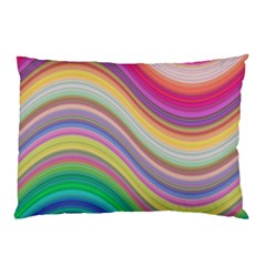 Wave Background Happy Design Pillow Case