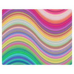 Wave Background Happy Design Double Sided Flano Blanket (medium) 