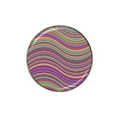 Wave Abstract Happy Background Hat Clip Ball Marker (4 Pack) by Celenk