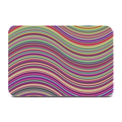 Wave Abstract Happy Background Plate Mats by Celenk