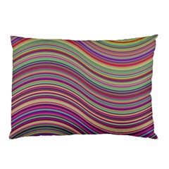 Wave Abstract Happy Background Pillow Case