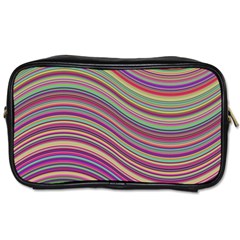 Wave Abstract Happy Background Toiletries Bags 2-side by Celenk