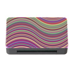 Wave Abstract Happy Background Memory Card Reader With Cf