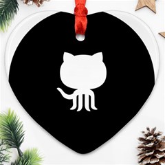 Logo Icon Github Ornament (heart) by Celenk