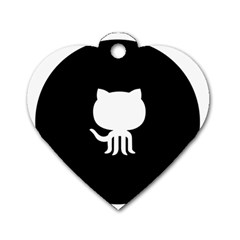 Logo Icon Github Dog Tag Heart (two Sides) by Celenk